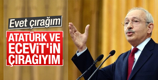 Kılıçdaroğlu: Ben Atatürk ile Ecevit'in çırağıyım
