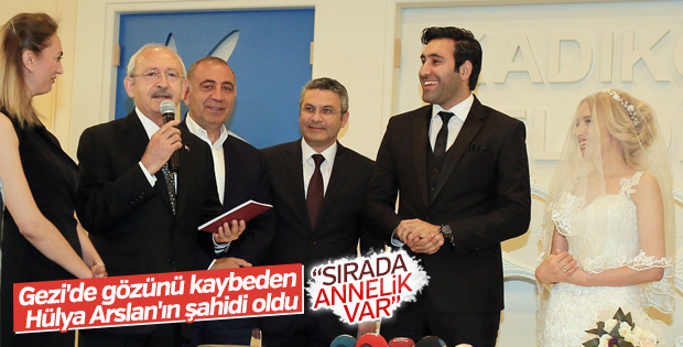 Kılıçdaroğlu nikah şahidi oldu