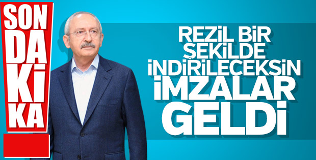 CHP'de imza krizi çözüldü