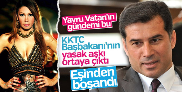 KKTC Başbakanı Özgürgün eşinden boşandı