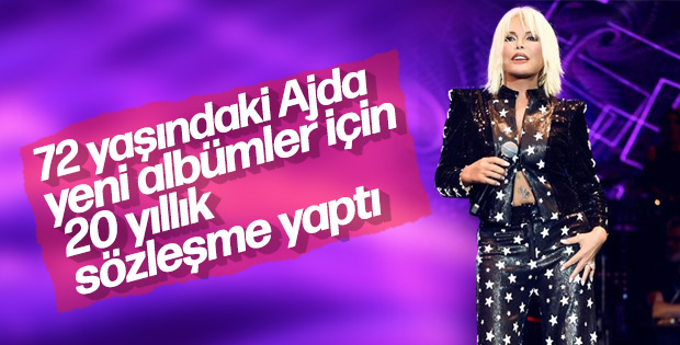 Ajda Pekkan, yeni albümler için sözleşme imzaladı