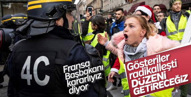 Fransa Başbakanı Philippe: Düzeni getirmekte kararlıyız
