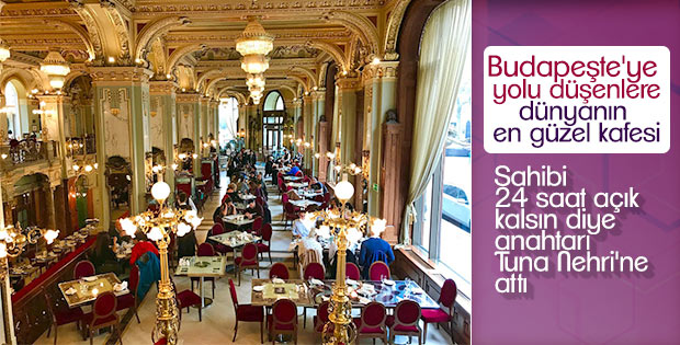 Budapeşte'de dünyanın en güzel kafesiyle tanıştık
