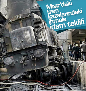 Mısır'da tren kazalarındaki ihmal için yasa teklifi