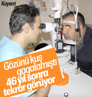 46 yıl sonra yeniden görmeye başladı