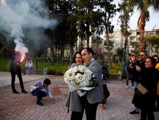 Hatay'da gözaltında evlenme teklifi