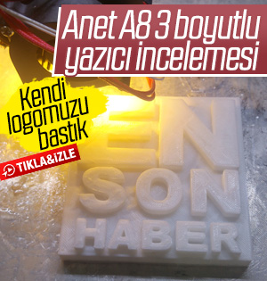 Anet A8 3 boyutlu yazıcı incelemesi