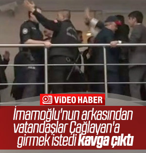 Çağlayan Adliyesi'nde kavga çıktı