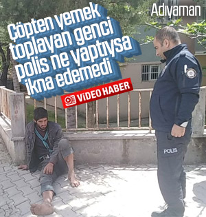 Adıyaman'da polislerden örnek davranış