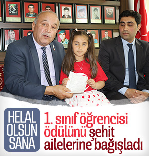 Zonguldak'ta ilkokul öğrencisinden örnek davranış