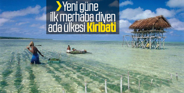 Yeni güne ilk başlayan ülke: Kiribati