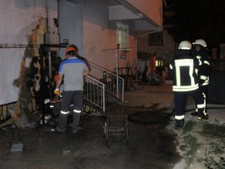 Karaman'da yanan bebek arabası faciaya neden oluyordu