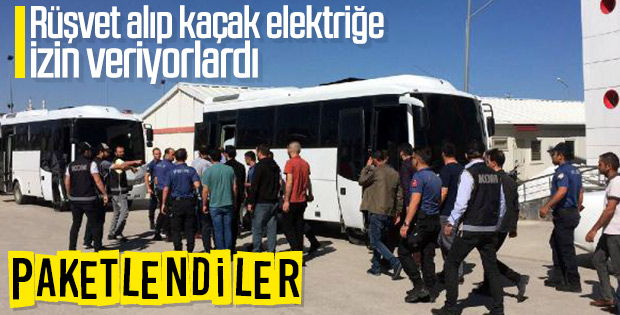 Van'da elektrik dağıtım şirketi çalışanları rüşvet aldı