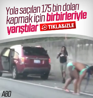 ABD'de 175 bin dolar yola saçıldı