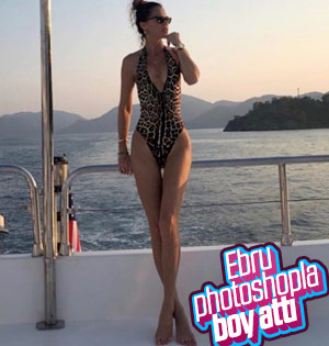 Ebru Şallı'dan photoshoplu paylaşım
