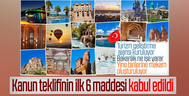Türkiye Turizm Tanıtım ve Geliştirme Ajansı kanun teklifi Meclis'te