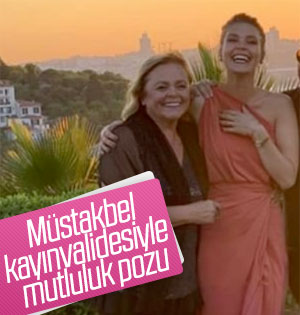 Murat Boz ve Aslı Enver'in aileleri bir araya geldi