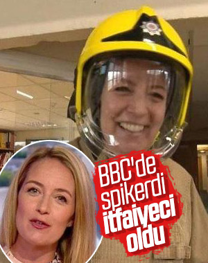 BBC'nin sunucusu istifa edip itfaiyeci oldu