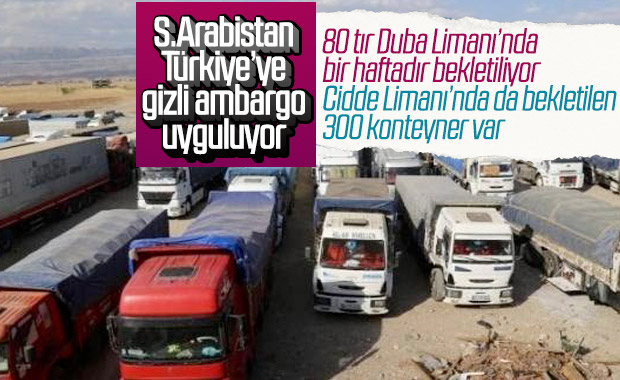 S.Arabistan'a giden tırlar geçiş yapamadı