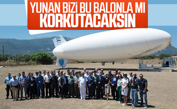 Yunanistan Ege'de zeplin kaldıracak