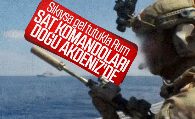 SAT komandoları Doğu Akdeniz görevinde