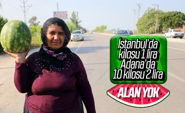 Adana'da karpuz bol, alan yok