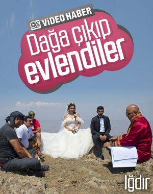 Tekelti Dağı'nda nikah töreni