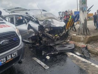 Giresun'da feci kaza: 3 ölü, 1 yaralı
