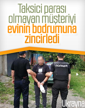 Ukrayna'da parası olmayan müşteriye taksici dehşeti