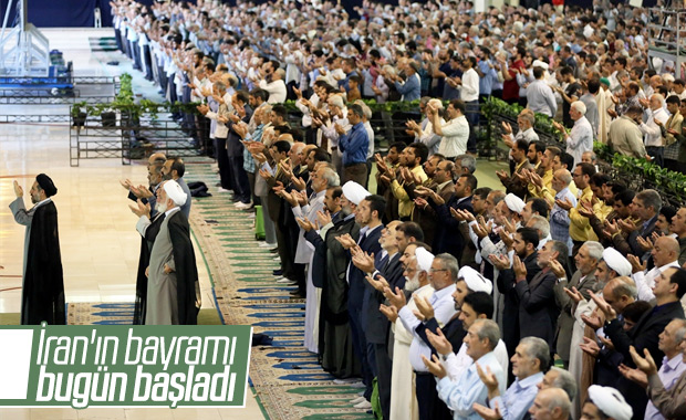 İran'da Kurban Bayramı namazı