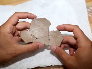 Çankırı'da 8 milyon yıllık deve kuşu yumurtası bulundu