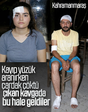 Kahramanmaraş'ta kayıp yüzük kabus oldu