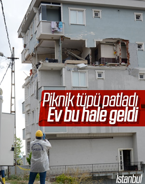 İstanbul Sancaktepe'de bir evde patlama oldu