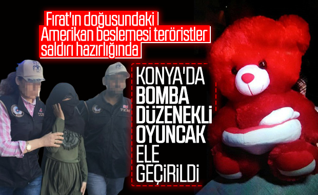 YPG'li terörist bombayı oyuncak ayının içine gizledi