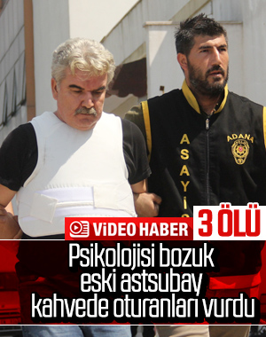 Adana'da cinnet getiren adam herkesi öldürmek istedi