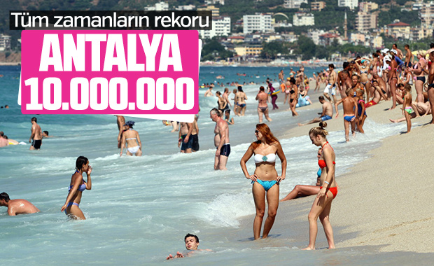 Antalya turist sayısında rekor kırdı