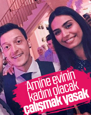 Mesut Özil, Amine Gülşe'ye ekranı yasakladı