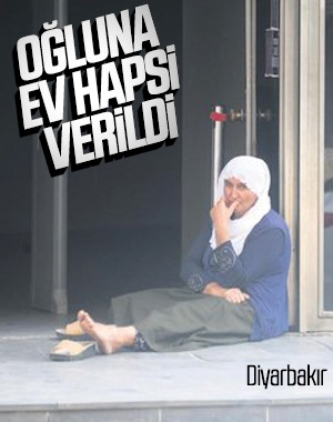 HDP binası önünde eylem yapan annenin oğluna ev hapsi