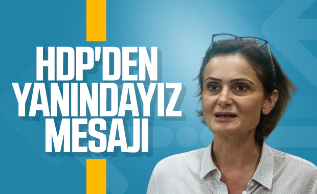 HDP'den Canan Kaftancıoğlu'na destek mesajı