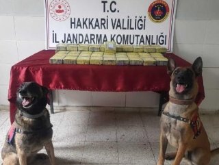 Hakkari'de dere kenarında 34 kilo eroin ele geçirildi