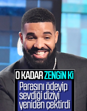 Drake, yayından kaldırılan dizi için para ödedi