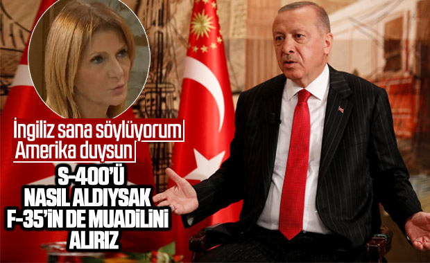Cumhurbaşkanı Erdoğan: F-35'lerin muadilini alırız