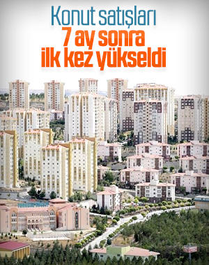 Faizlerin düşmesi konut satışlarını artırdı