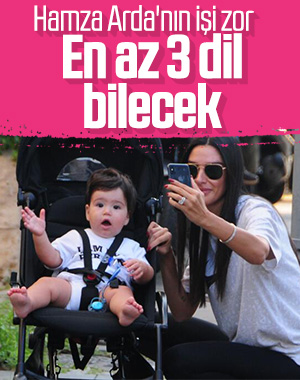 Aslıhan Doğan: Hamza Arda en az 3 dil öğrenecek