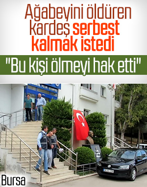 Ağabeyini öldüren sanık: Bu kişi ölmeyi hak etti