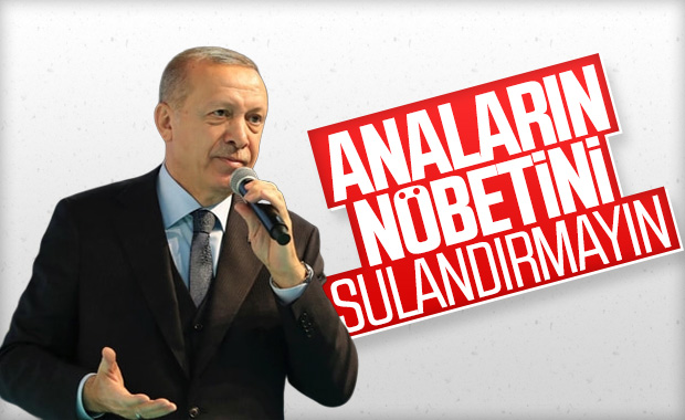 Erdoğan: Diyarbakır annelerini yalnız bırakmayın