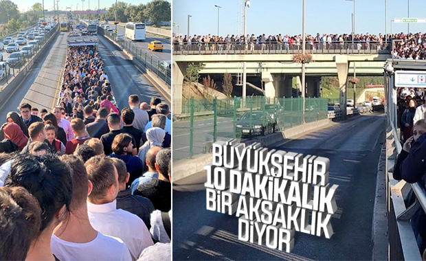 İBB'den metrobüs açıklaması: Arıza yaptı