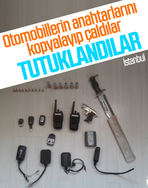 İstanbul'da otomobil hırsızları yakalandı