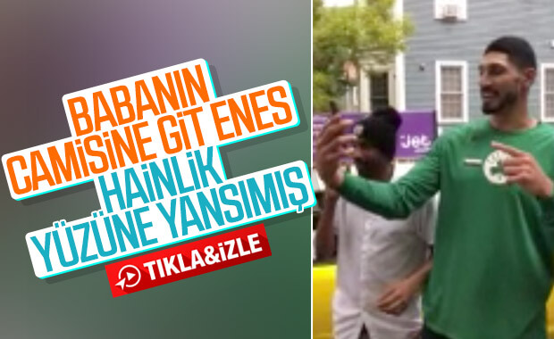 Türkler, FETÖ'cü Enes Kanter'e tepki gösterdi