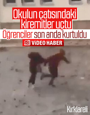 Öğrencilerin ölümden dönüşü kameralarda